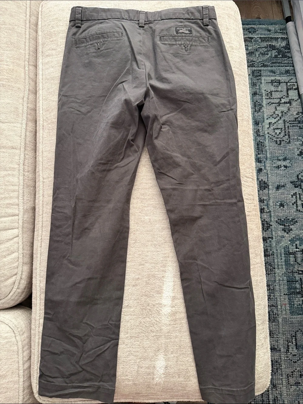 Banana Republic Men's Black Chinos - Straight Cut